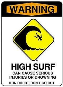 high surf