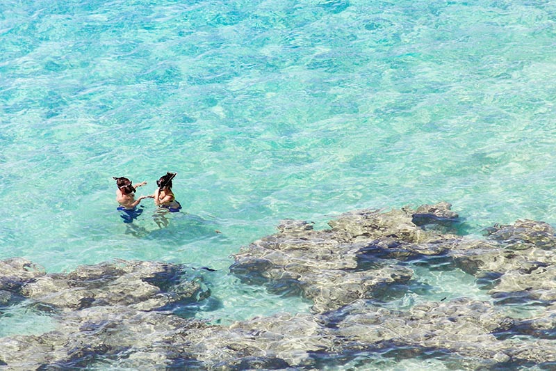 Snorkelers enjoy the waters at Hanauma Bay on Oahu. Molly NZ/Shutterstock.com